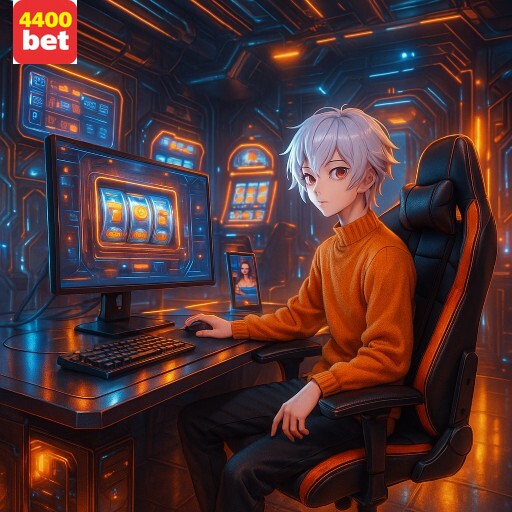 Imagem promocional da 4400BET divulgando a plataforma e suas promoções